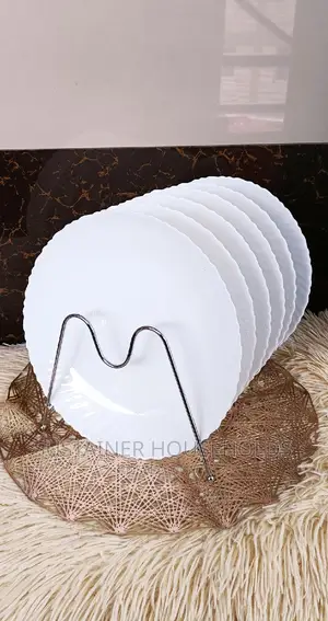 Plain White Ceramic Plates