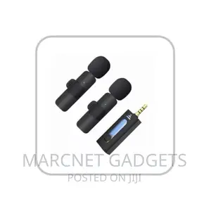  Wireless Double Lavalier Microphone