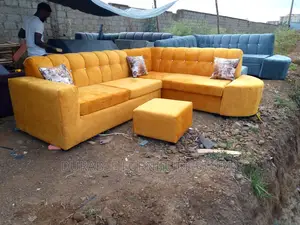 6 Seater L Shaped Sofa Back Permanet