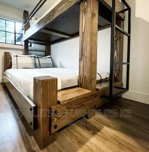 Double Decker Bed / Shou Sugi Finish 07654