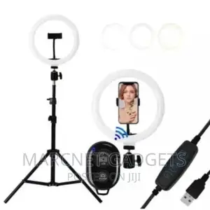 Ring Light With Phone Holder Stand for Live