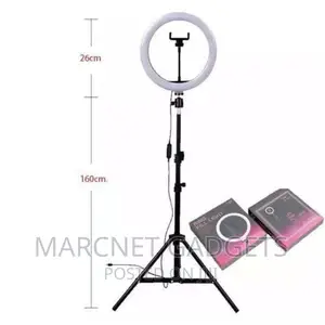 Ring Light With Phone Holder & Tripod Stand - 10''