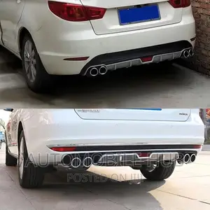 Universal Bumper Diffuser 4 Exhaust- Bumper Spoiler