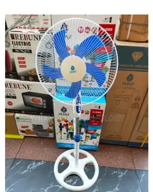 Fan , Standing Fan Nunix 16inches With Round Base