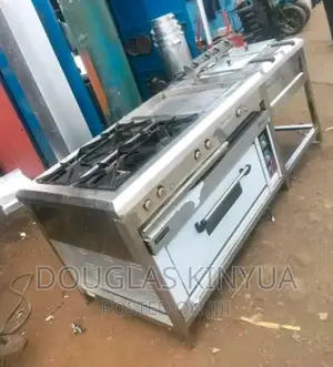 Combined Cooking Range/ Cooking Unit Stainless Steel.