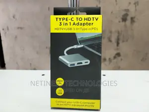 Type C to HD T v 3 in 1 Adapter