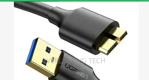 .UGREEN USB-A 3.0 to Micro USB 3.0 Male Cable 0.5m Black