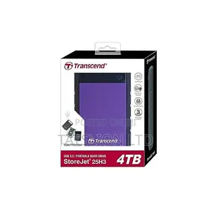 Transcend 4tb Storejet 25h3 Usb 3.1 External Hard Drive