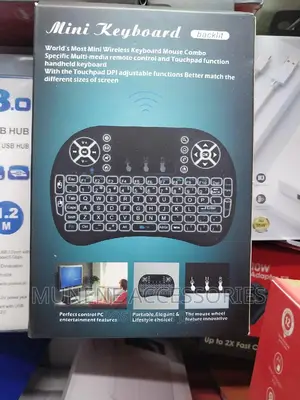 Mini Backlit Trackpad Keyboard Mouse Wireless Bluetooth