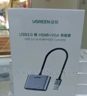 .UGREEN USB-A 3.0 to HDMI + VGA Converter