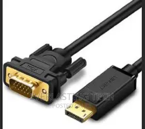 .UGREEN DP Male to VGA Male Cable 1.5m (Black)