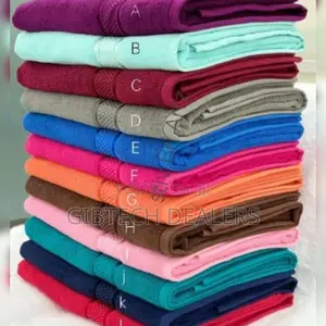 90cm by 165cm Pure Cotton Towels