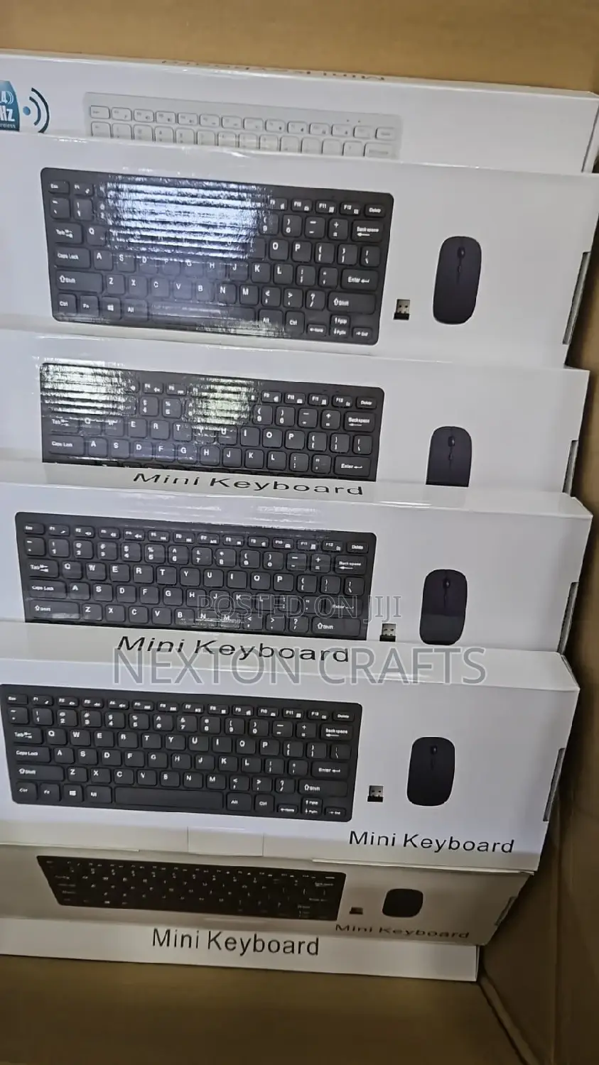 Mini Wireless Keyboard and Mouse