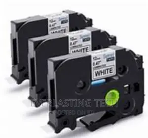 .Brother Label Tape TZC-S231 12mm (Black on White) Compatibl