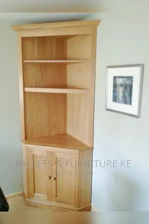 Wooden Corner Shelves