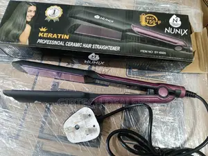 Flat Hair. Flat Iron Hair Straightener
