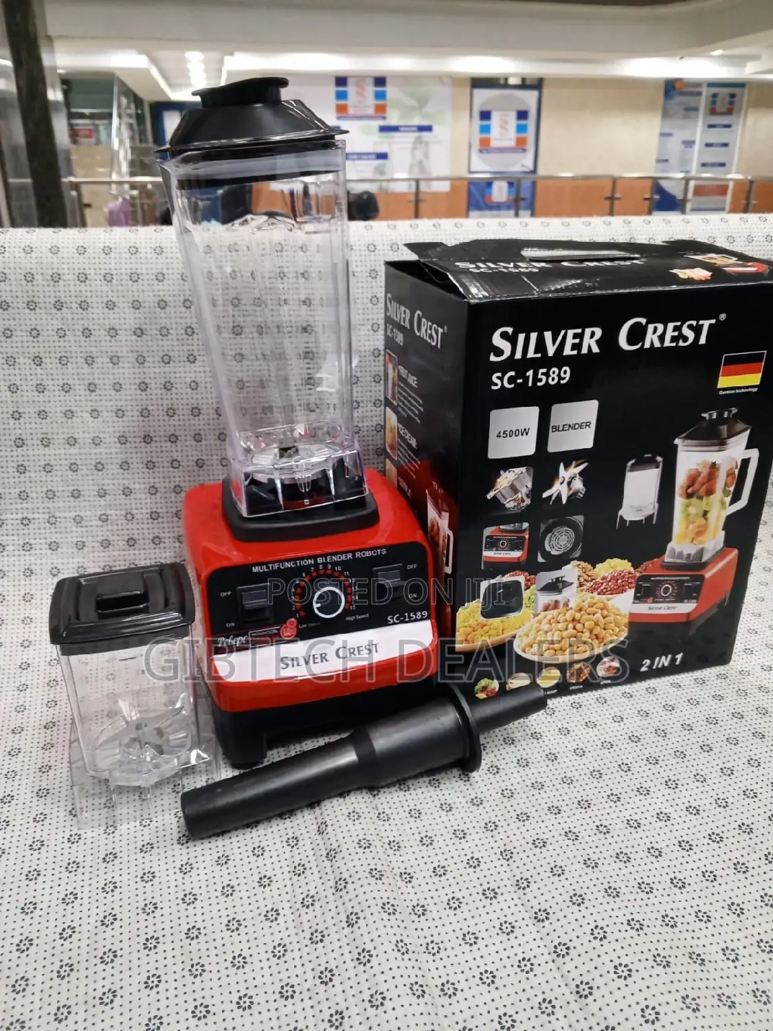 Silver Crest 2 in 1 Blender High Quality