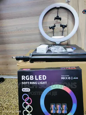 Ringlight 18 Inches Bright RGB Biocolour With All Accessori