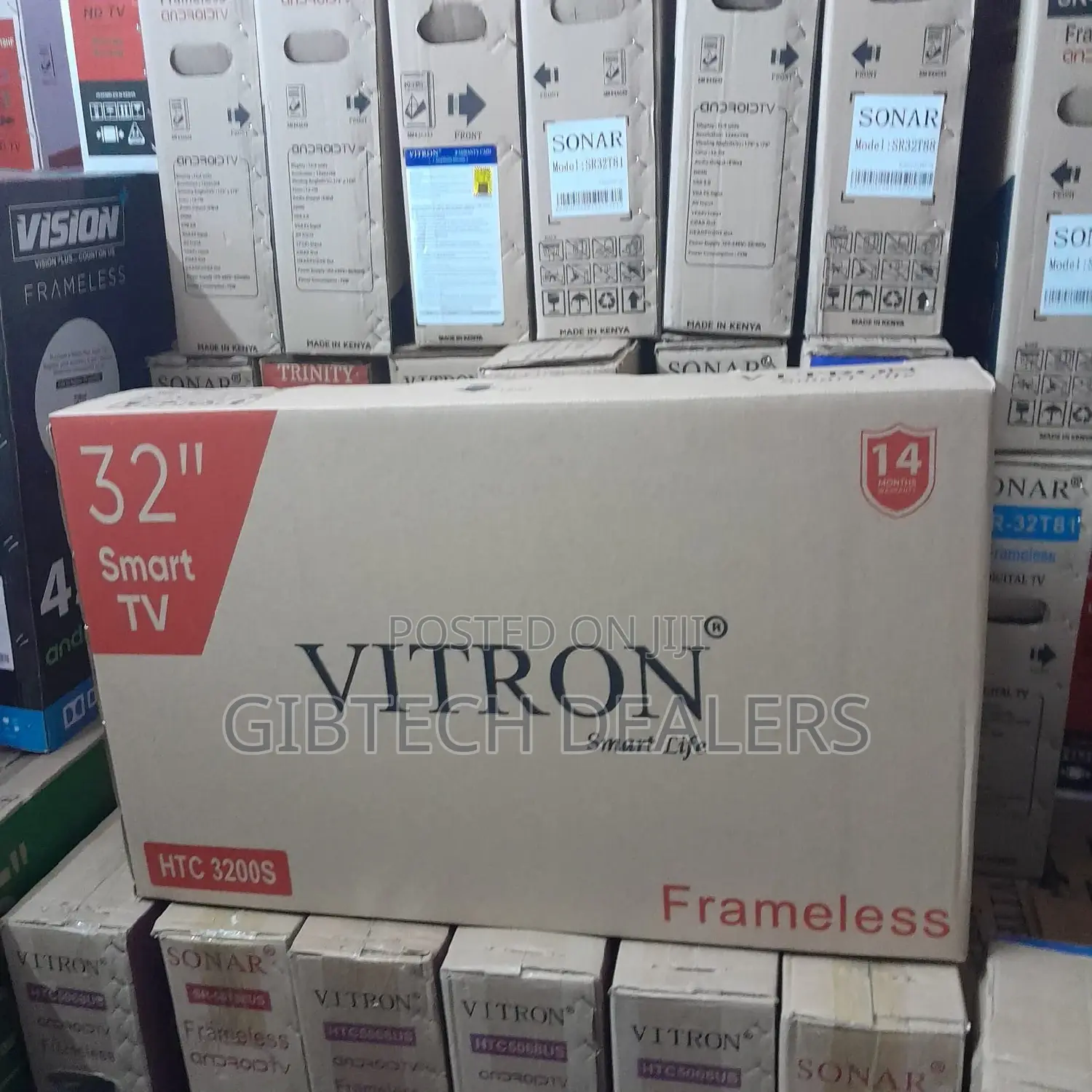 Vitron 32 Inch Smart Android Frameless Tv
