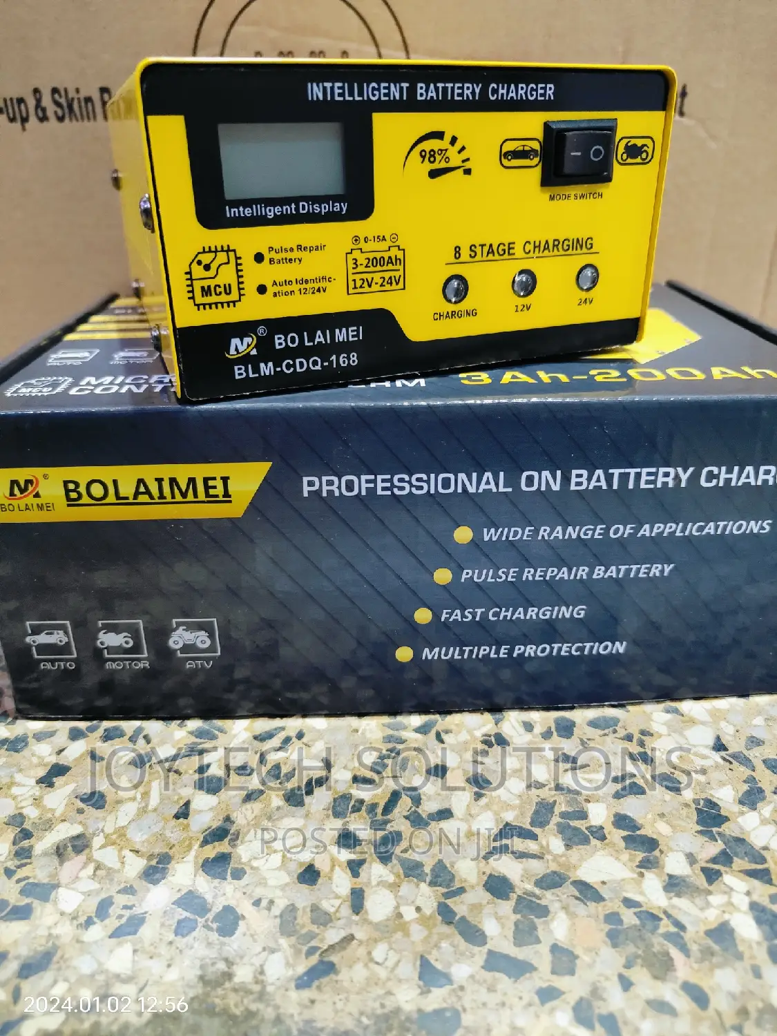 Automatic Battery Charging Machine 12/24 v With Auto Select