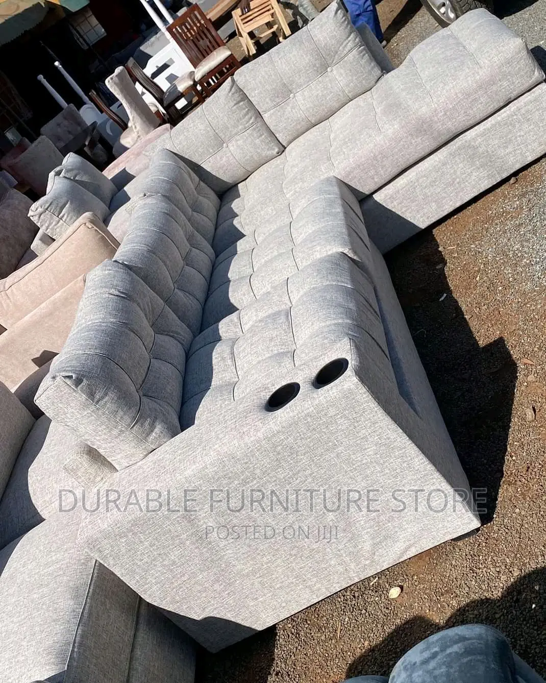 6 Seater Sofa and Cup Holder