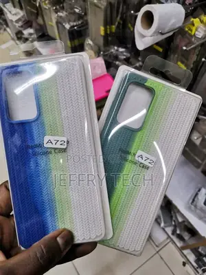 Luxury Colorful Silicone Phone Cover for Samsung Galaxy A72