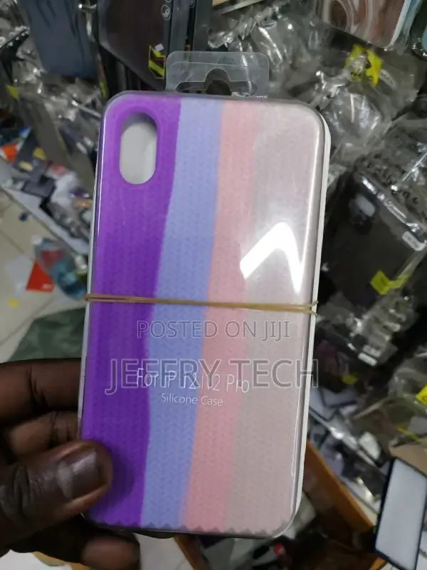 Back Cover for Apple iPhone 12 Pro (Multicolor, Purple/White