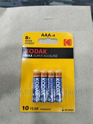 Aaa Alkaline 4 Pack Kodak Battery