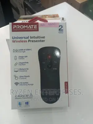 Promate Universal Intuitive Wireless Presenter/Laser Pointer