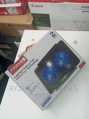 Promate Laptop Stand With Cooling Fan