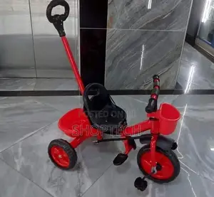 Tricycle With Push Handle