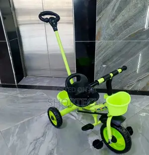 Tricycle With Push Handle