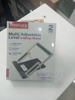 Promate Aluminium Laptop Stand/ Adjustable Level