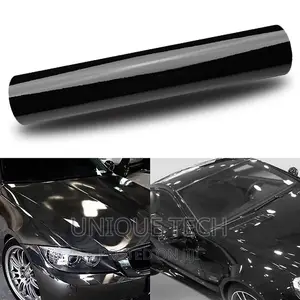 Black Glossy Vinyl Film Gloss Glossy Car Wrap Foil Sticker