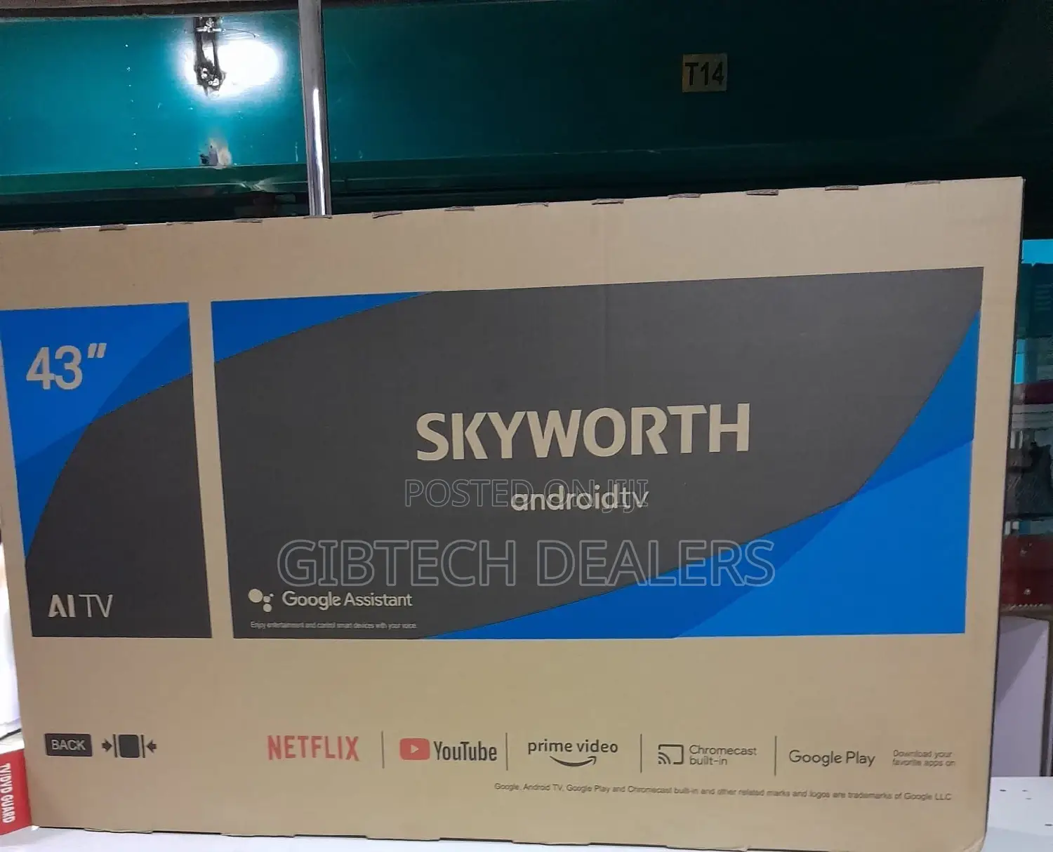 Skyworth 43" Smart Frameless Android Tv