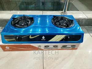 Nunix Stainless Steel 2 Burner Table Top Cooker - Blue