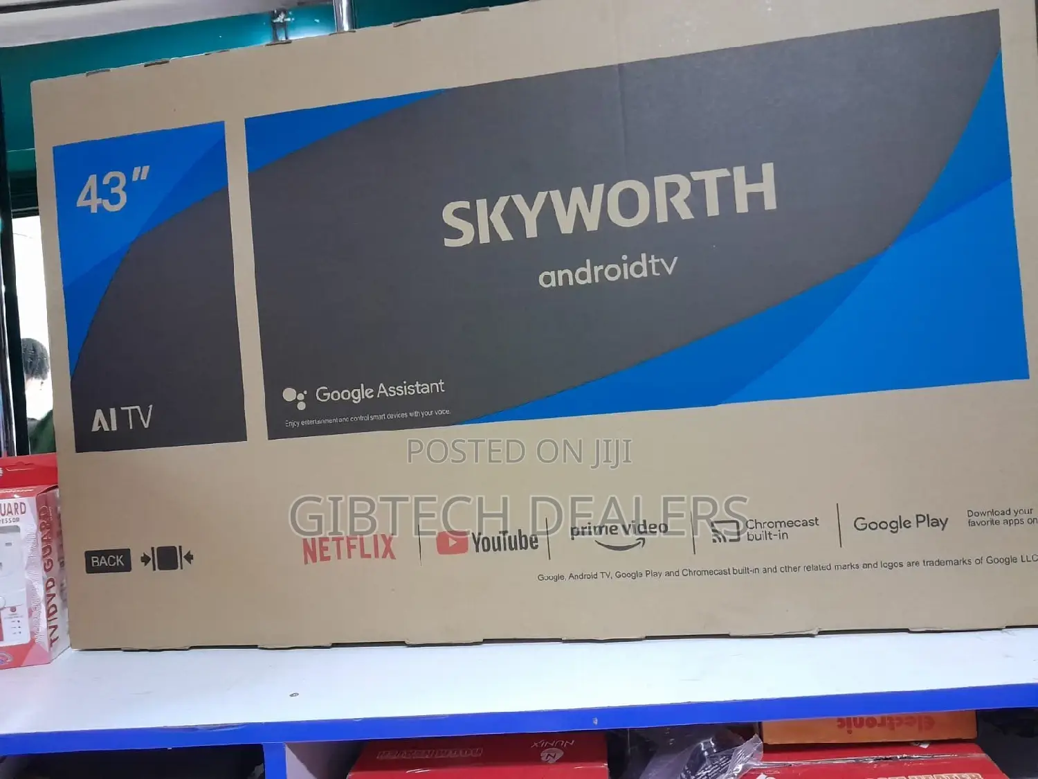 Android Skyworth Smart Frameless Tv 43 Inches