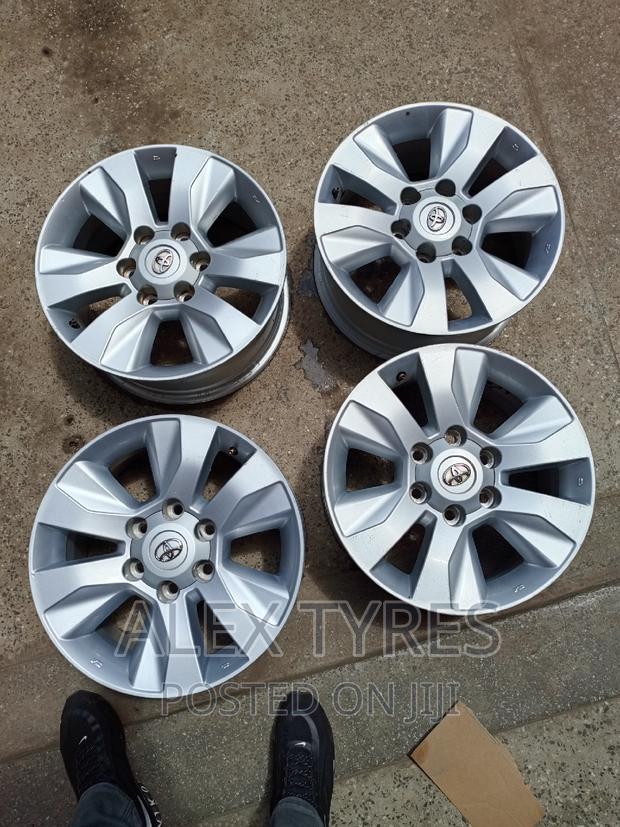 Size 17 Inches Toyota Double Cap Alloy Japan Rims Set