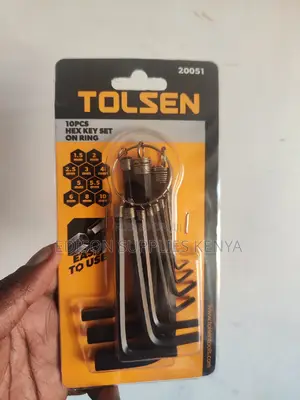 Allen Keys Hex Keys Tolsen 10pcs Hex Key Set on Ring 20051