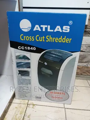 Atlas 18 Sheets Paper Shredder/ Atlas Cc1840 Paper Shredder.