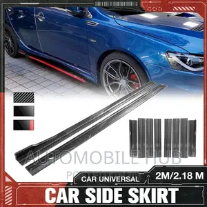 Black Universal Car Side Skirts Fenders