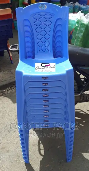Kenpoly Armless Sky Blue Chair.