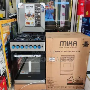 Mika 50 by 60, 3G+1E Standing Gas Cooker With Electric Oven