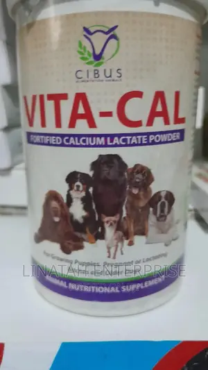 Vita-Cal Calcium Lactate Powder Supplements for Dogs 200gms