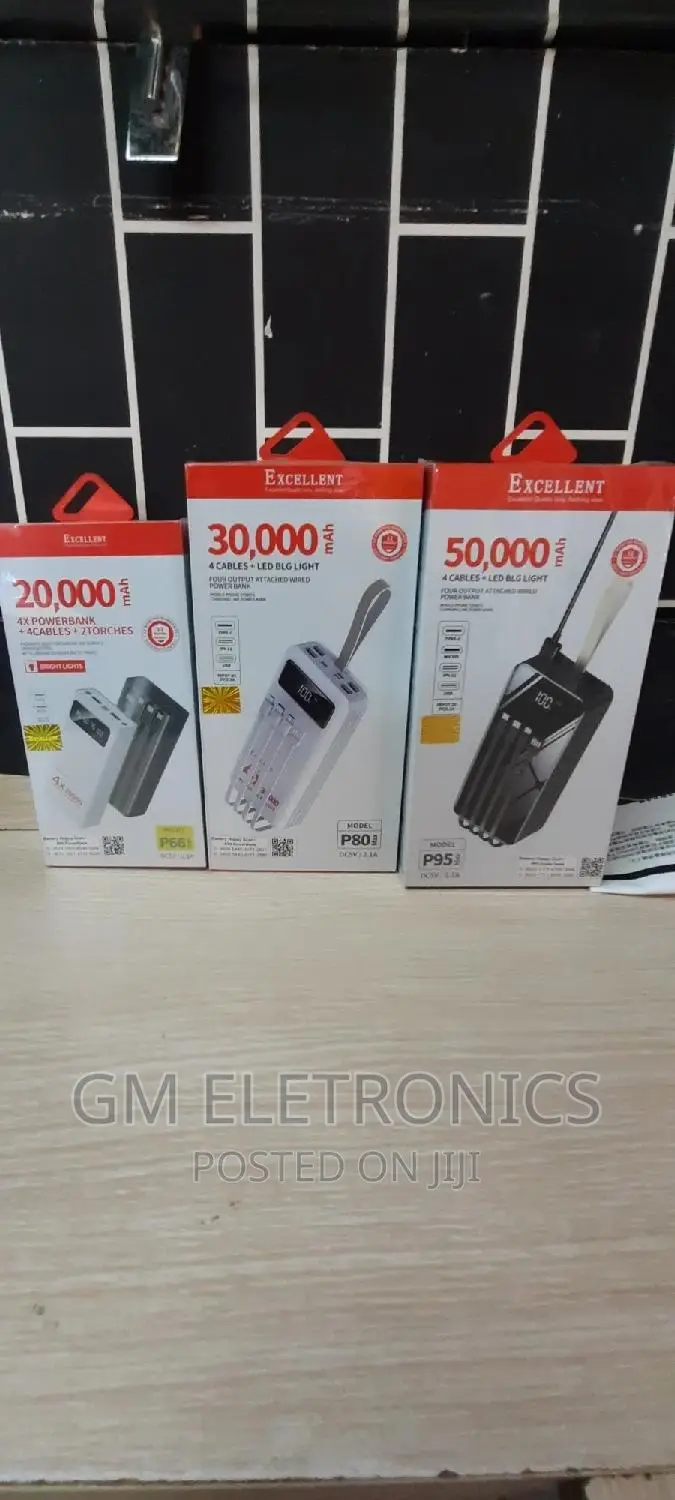 Excellent Powerbanks Available.