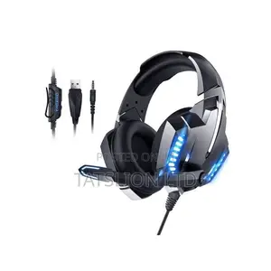 Onikuma Cool Light Wired Gaming Headphone for PS4, Compu