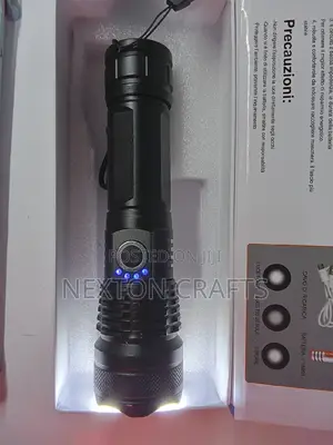 Torch, Metallic Rechargable  Flashlight Torch