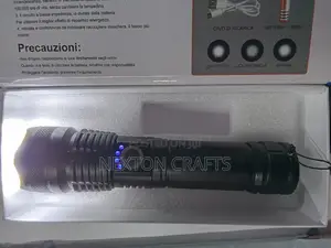 Torch, Metallic Rechargable  Flashlight Torch