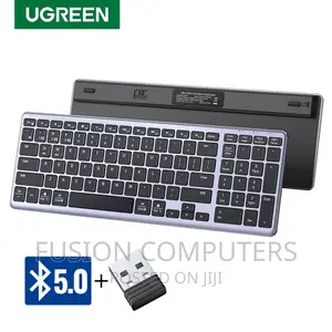 Ugreen KU005 Bluetooth/2.4 GHZ Wireless Membrane Keyboard