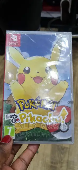 Nintendo Switch Pokeman Let's Go Pikachu